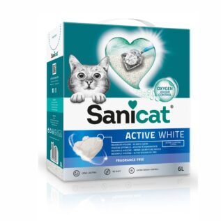 SANICAT ACTIVE WHITE  FRAGRANCE FREE (UNSENTED)