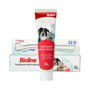 BIOLINE - TOOTHPASTE WITH PROBIOTICS 50G   FOR DOGS AND CATS - 2417
