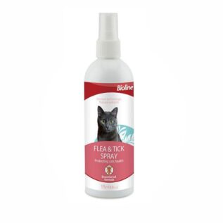 BIOLINE - FLEA AND TICK SPRAY175ML FOR CAT - 2442